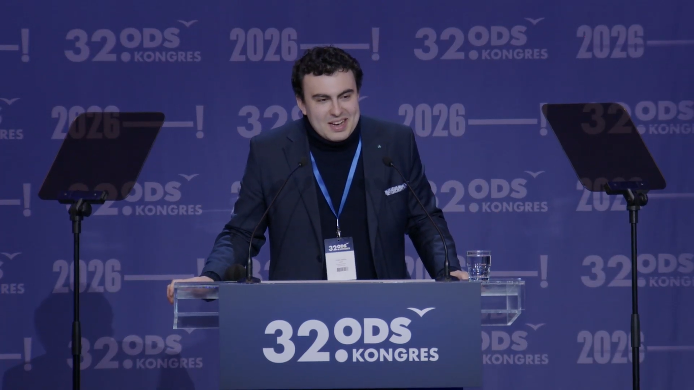 Vystoupení Tomáše Lehečky v rámci politické diskuse