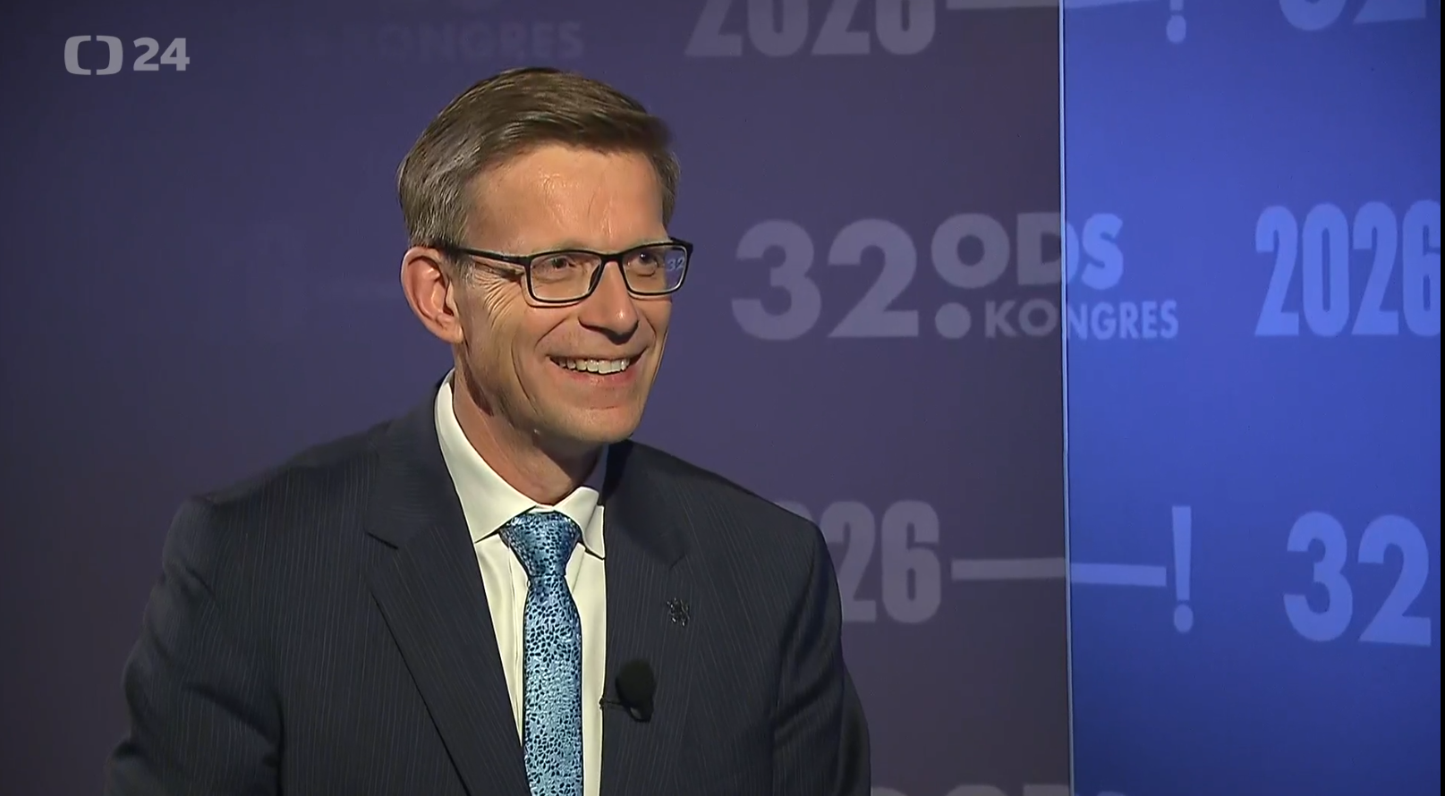 ČT24: Lídr musí mít tah na branku a neohlížet se, zdůraznil nový předseda ODS Martin Kupka