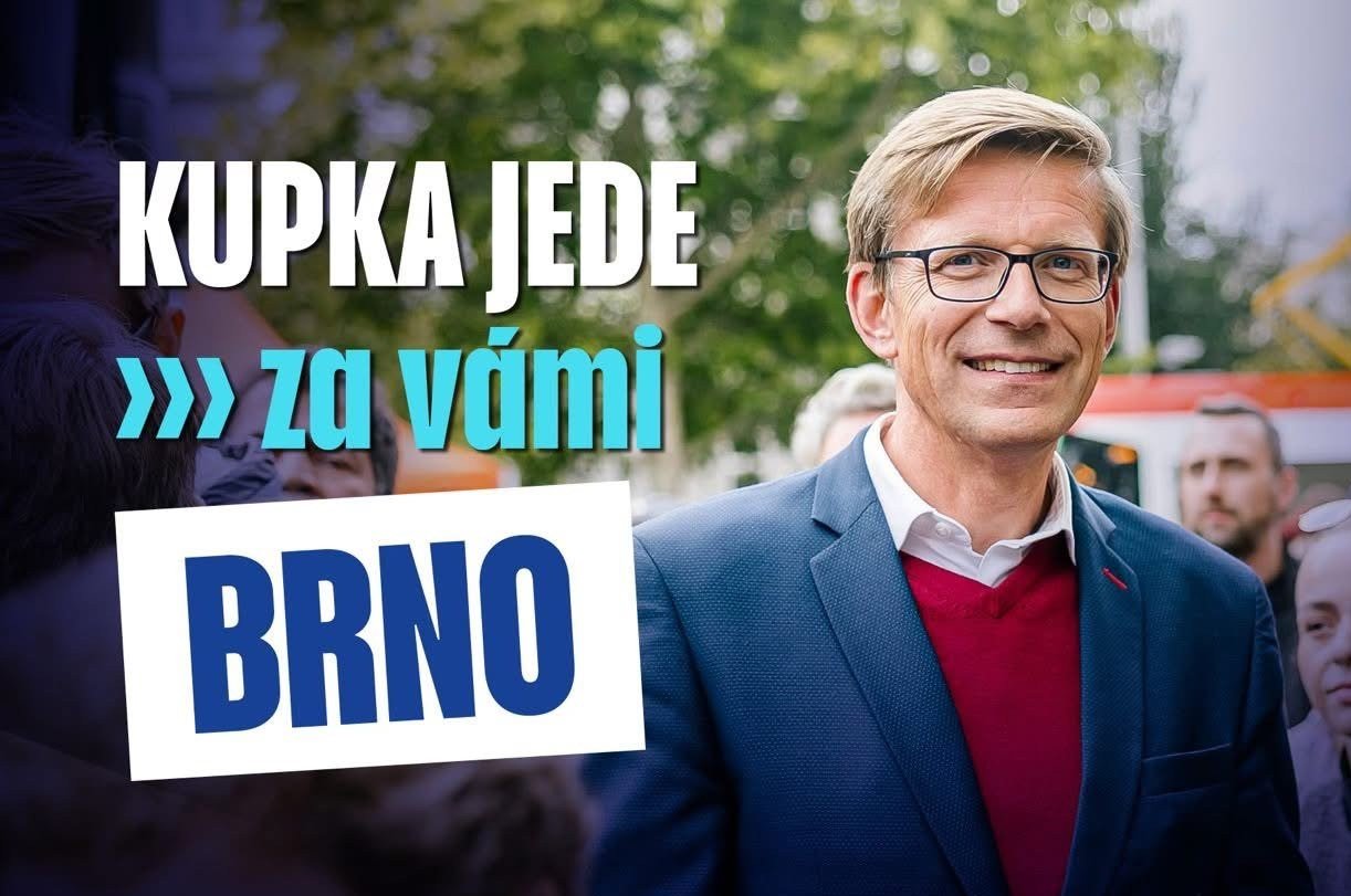 KUPKA JEDE ZA VÁMI: Martin Kupka ve středu navštíví Brno, prohlédne si dopravní stavby, multifunkční arénu a setká se s veřejností i podnikateli