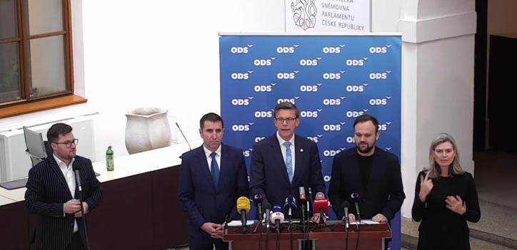 Poslanecký klub ODS přijal usnesení ve věci údajného vydírání prezidenta Petra Pavla