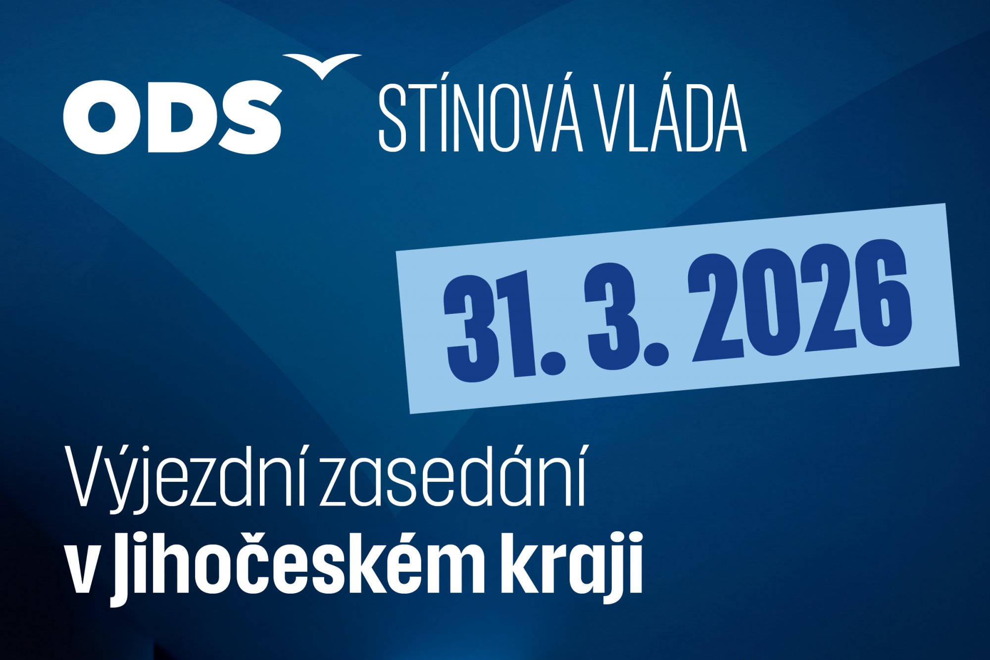 ​​​​​​​KUPKA SE STÍNOVKOU JEDOU ZA VÁMI: Předseda ODS a stínový premiér Martin Kupka navštíví se svým týmem Jihočeský kraj
