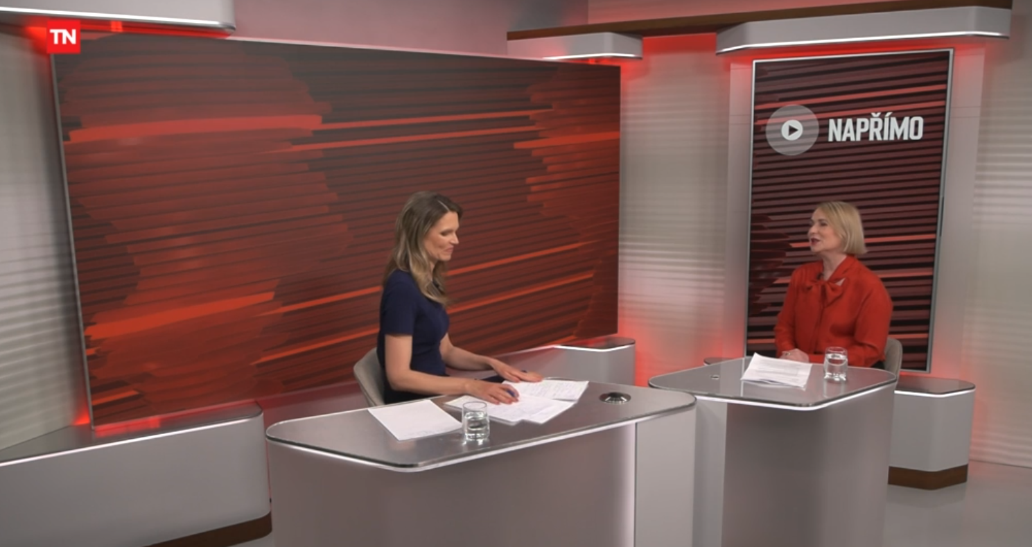 Jana Černochová v Napřímo na TN.cz