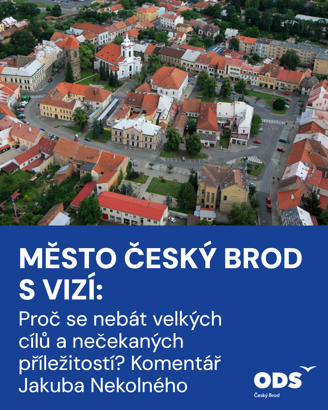 Město Český Brod s vizí: Proč se nebát velkých cílů a nečekaných příležitostí?