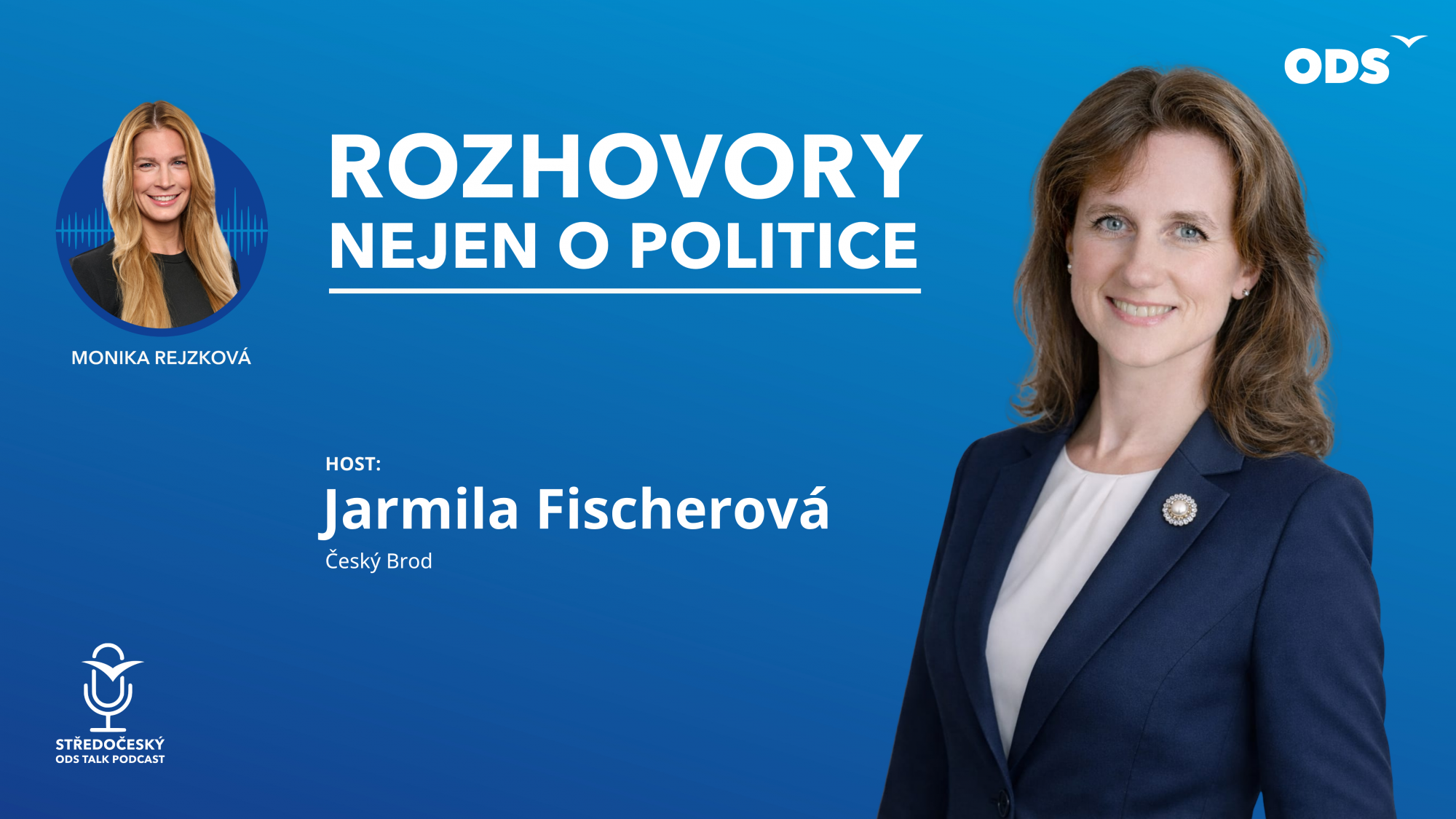 Středočeský ODS TALK podcast: Jarmila Fischerová, Český Brod
