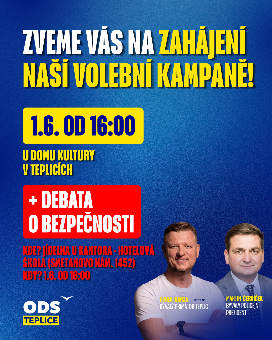 Zahájení volební kampaně ODS Teplice