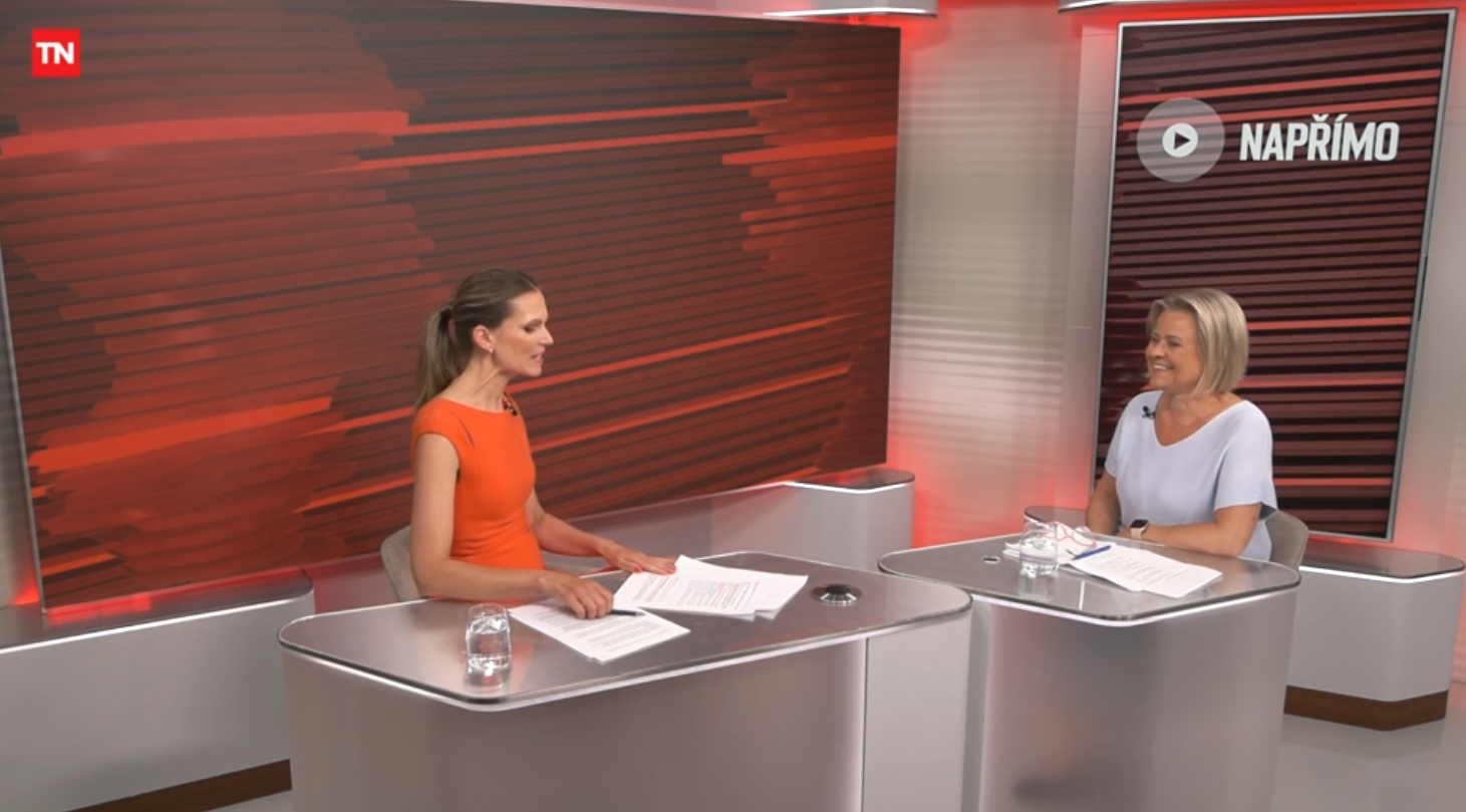Veronika Vrecionová v Napřímo na TN.cz: Kvůli válce zdražila hnojiva. Může to ovlivnit ceny potravin
