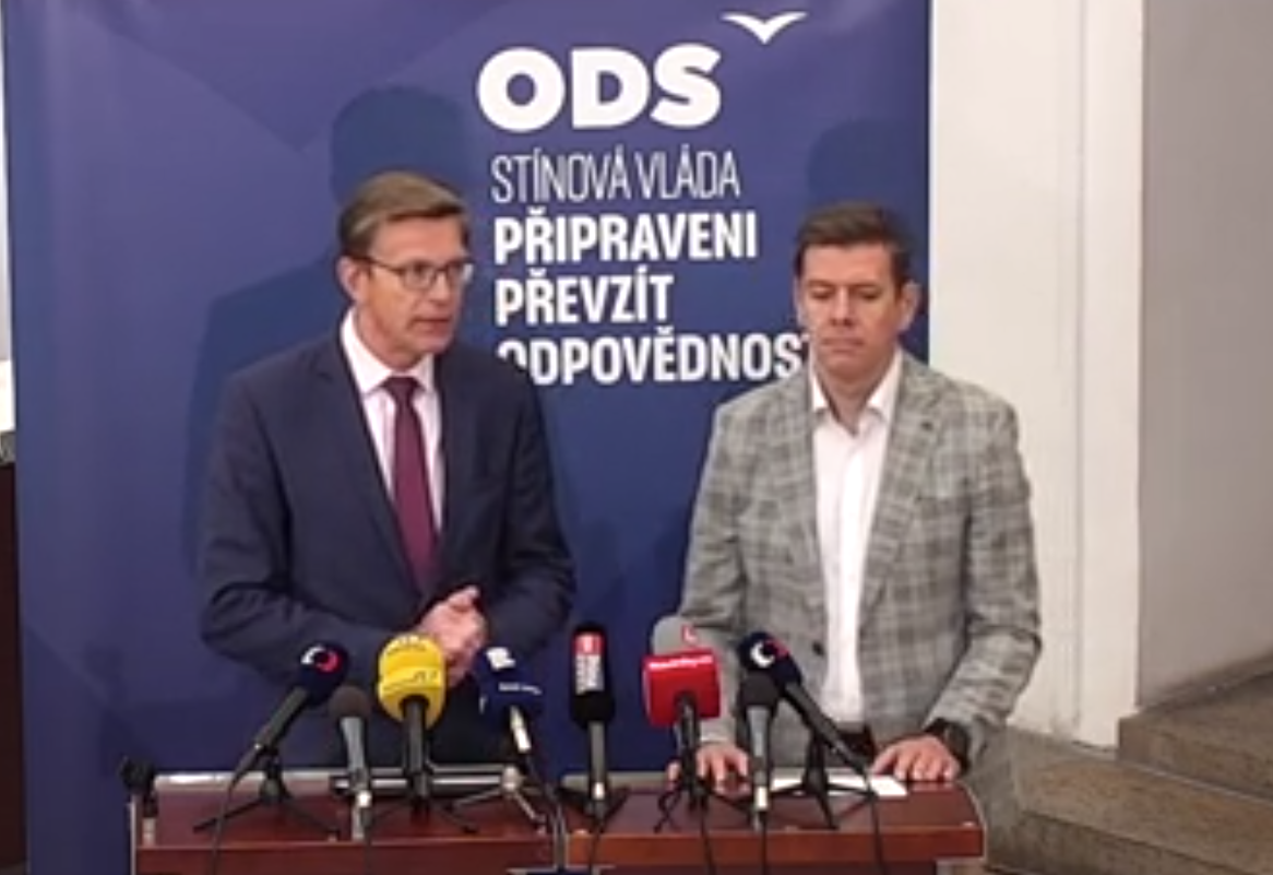 ODS chystá ústavní žaloby kvůli rozpočtům, varuje před útokem na advokátní nezávislost a navrhuje rychlejší výstavbu AI infrastruktury