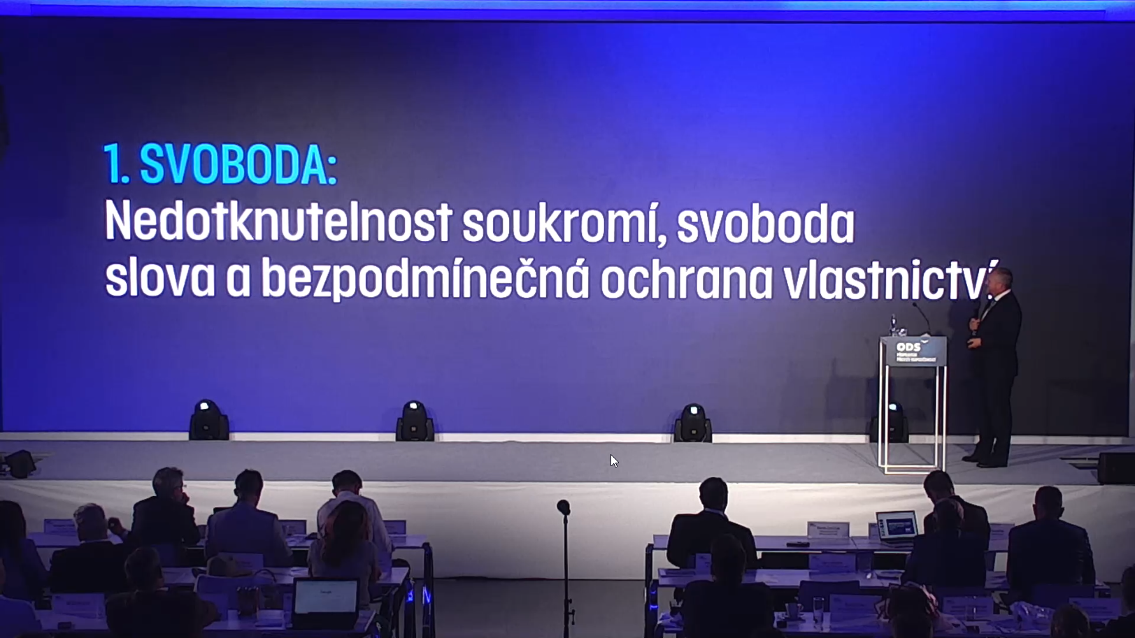 Vystoupení poslance Petra Sokola na ideové konferenci v bloku Ideové směřování