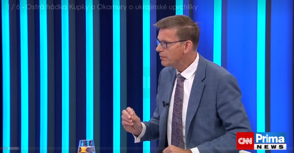 Partie: Nehorázné, termín komerční fašista na vás sedí, reagoval na Okamurův výrok Martin Kupka