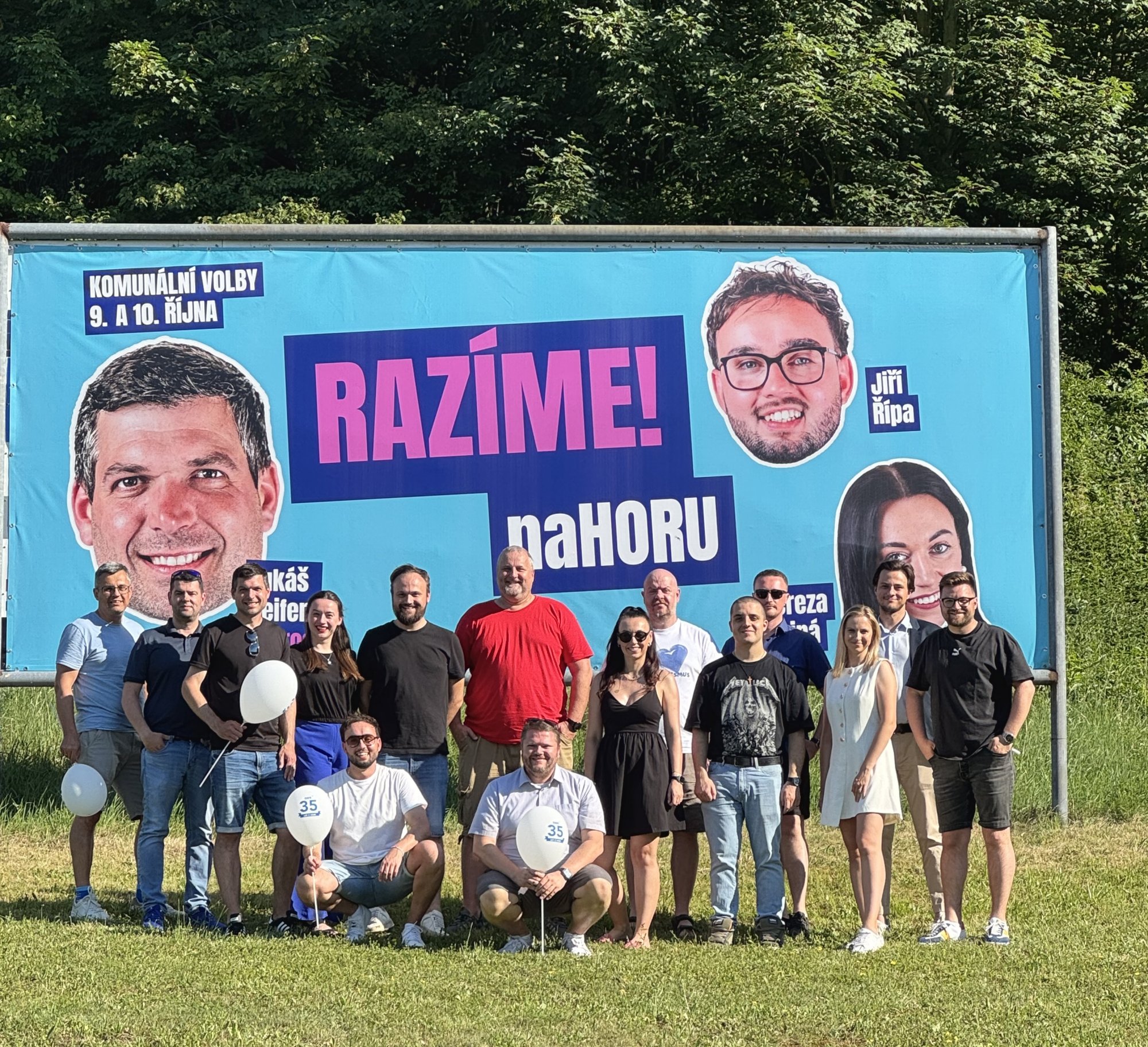 S heslem RAZÍME! odstartovala kutnohorská ODS svou kampaň, nabízí zkušený tým, který doplňuje mladá energie