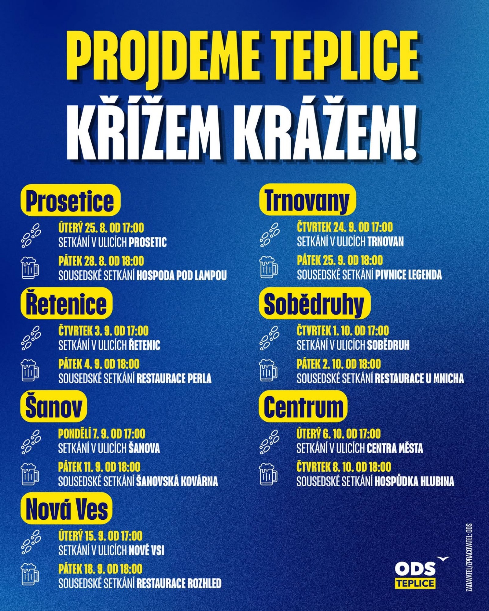 Projdeme Teplice křížem krážem!