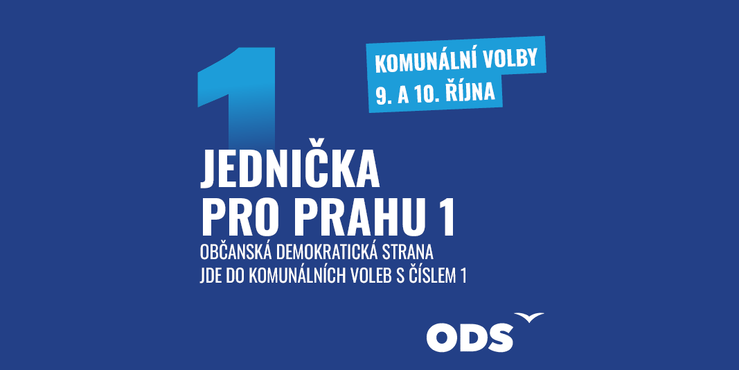 Jednička pro Prahu 1. ODS jde do komunálních voleb s číslem 1