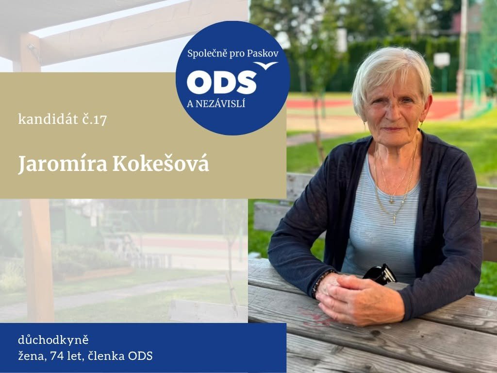 Jaromíra Kokešová - kandidát č. 17