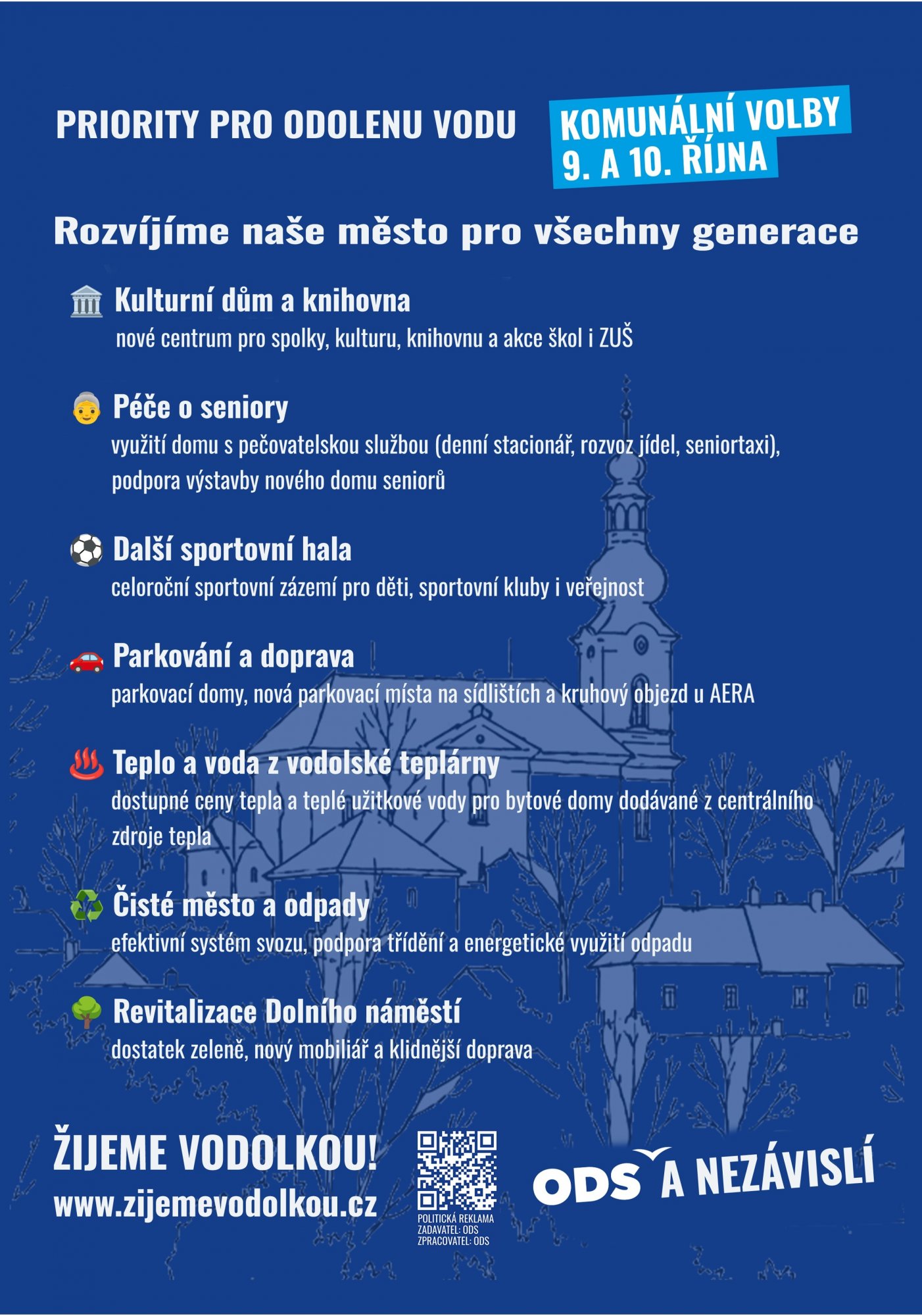 PRIORITY PRO ODOLENOU VODU