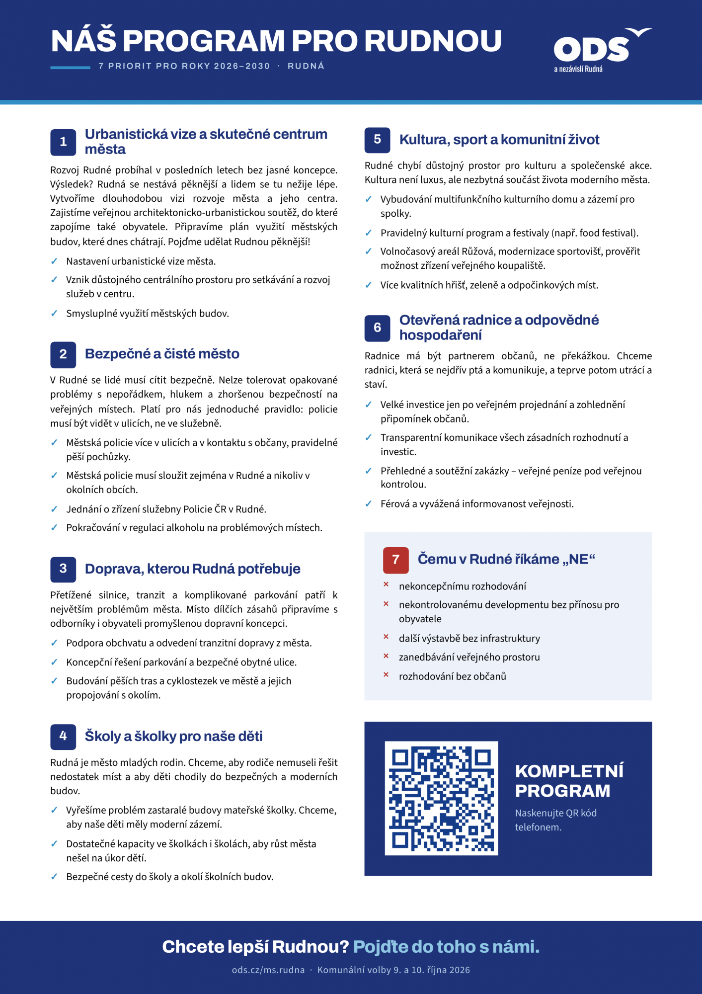 Programové priority - v kostce