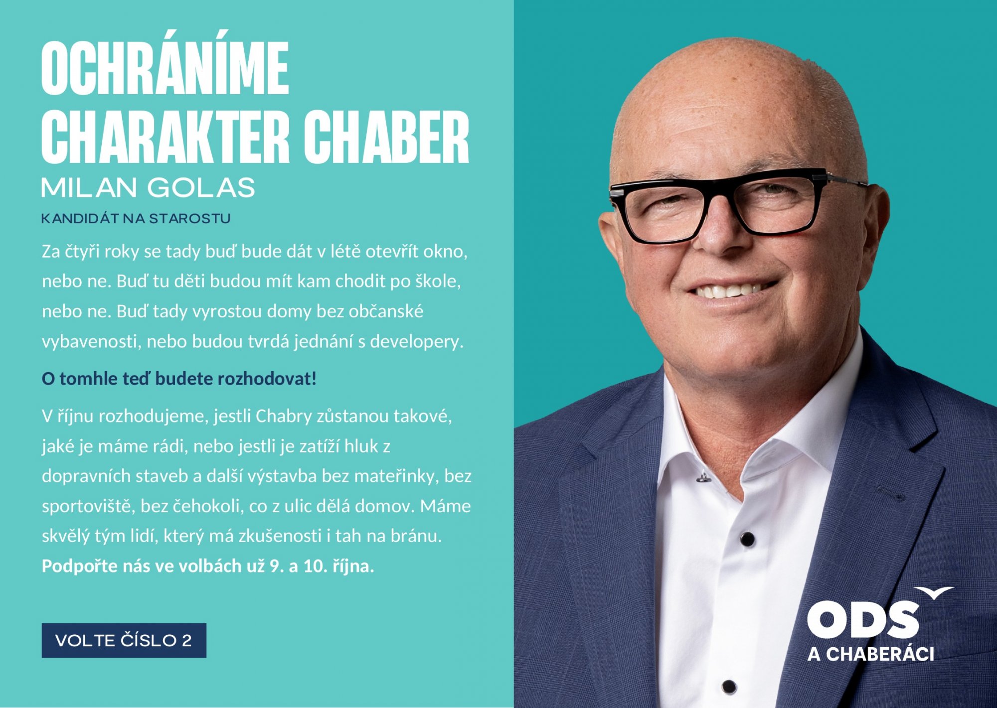 Program ODS a Chaberáci pro Dolní Chabry 2026–2030