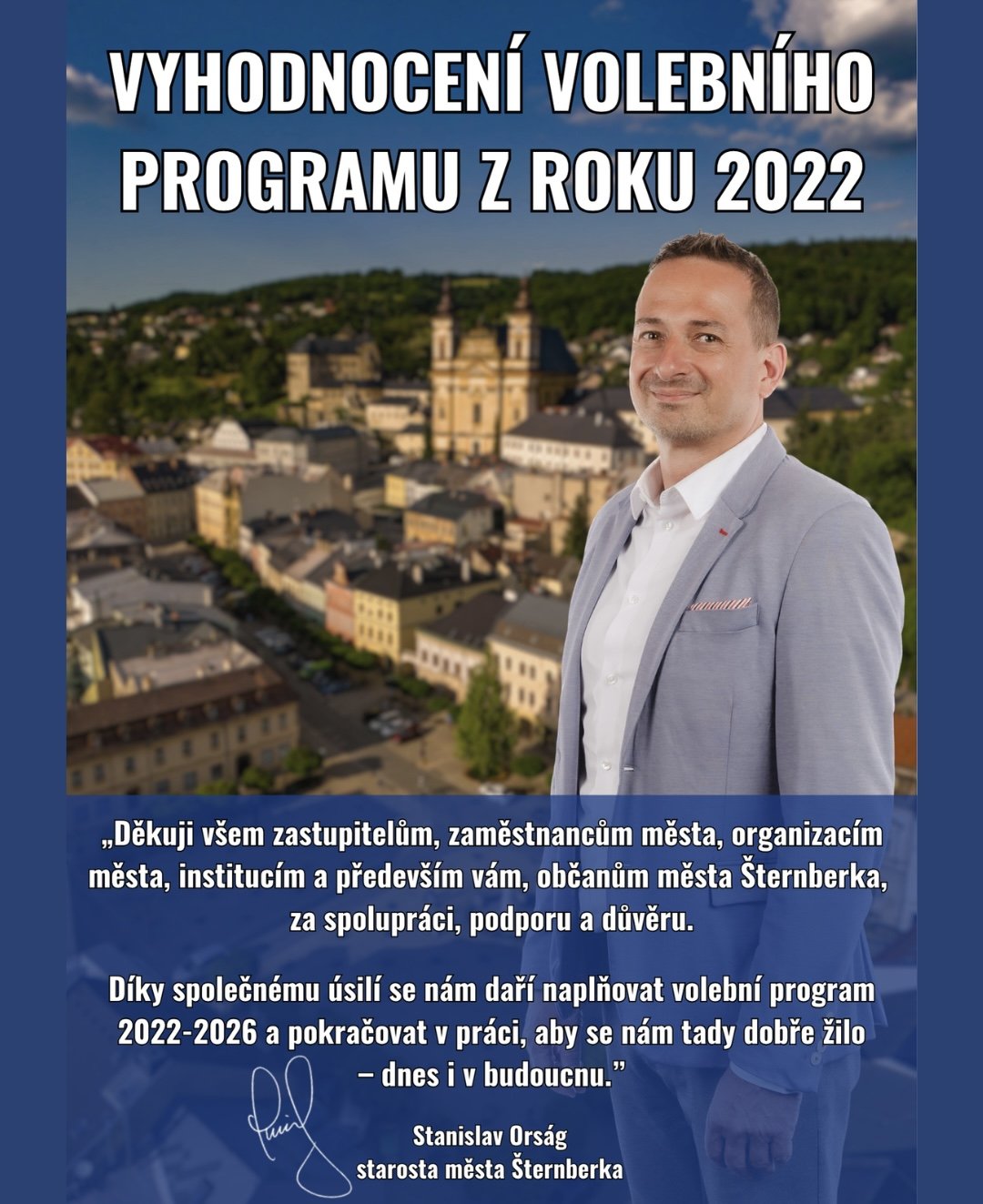 Vyhodnocení volebního programu 2022 - 2026