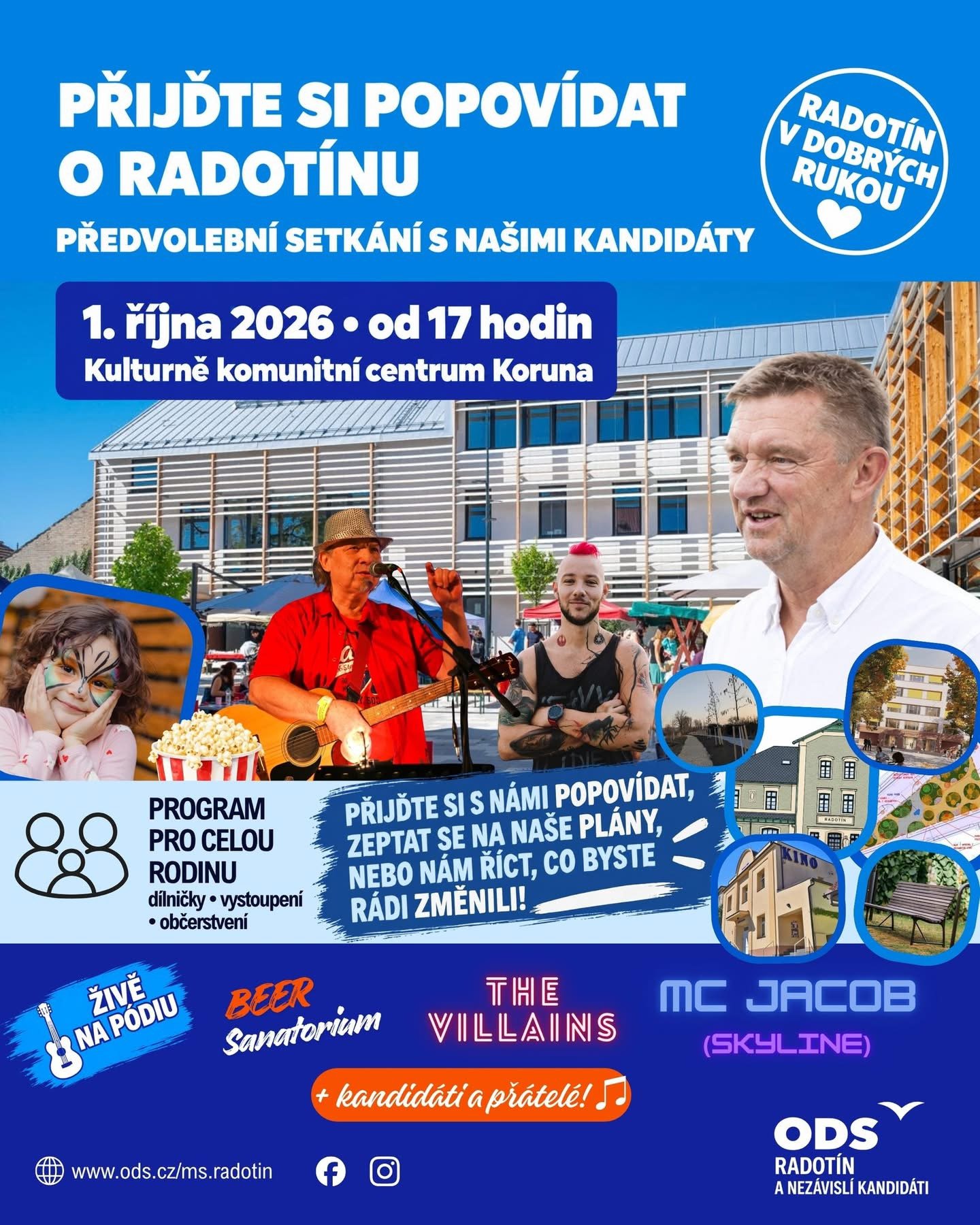 Přijďte si popovídat o Radotínu
