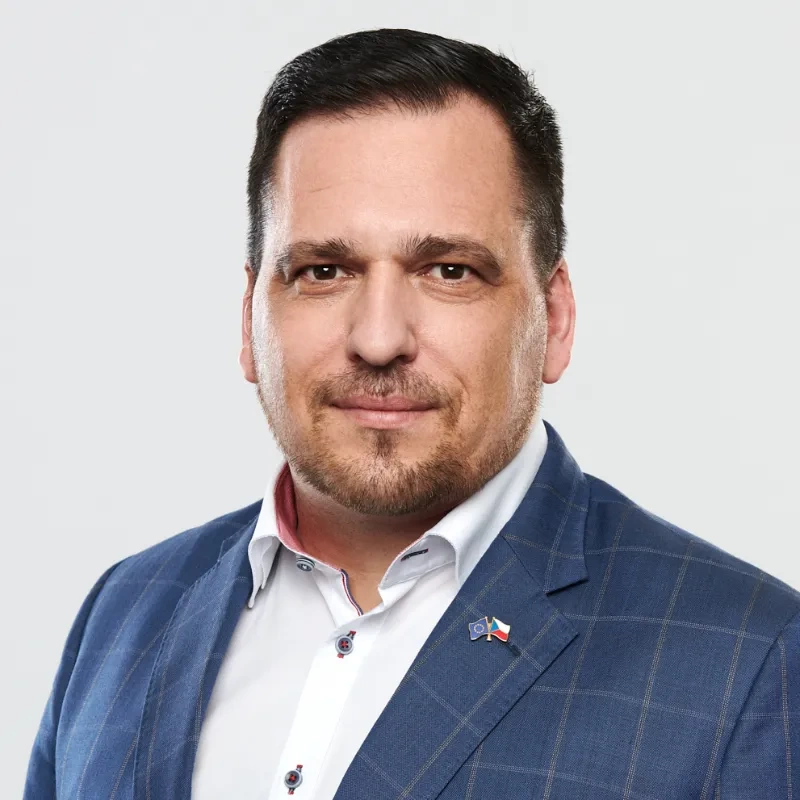 Kandidát koalice SPOLU Tomáš Zdechovský (KDU-ČSL) pro volby do EP 2024.